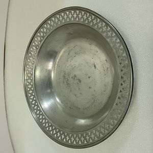 Vintage Pewter Candy Dish By Poole 2196